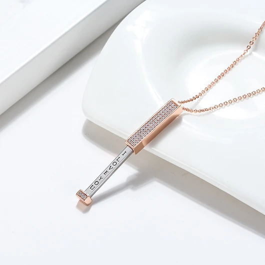 "I Love You" Sliding Necklace