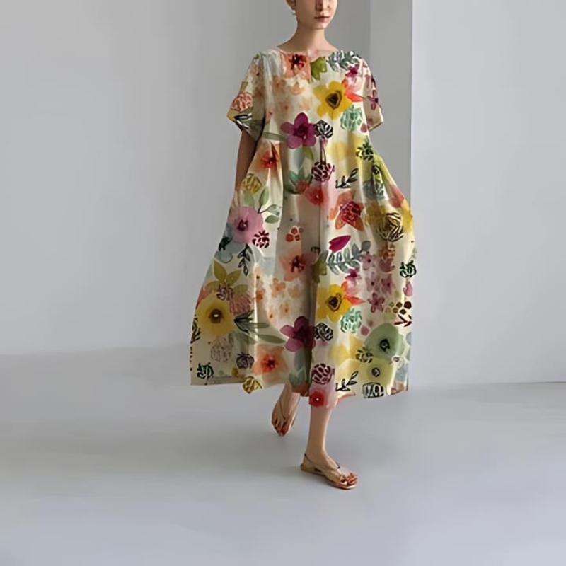 Ava | Elegant Floral Dress