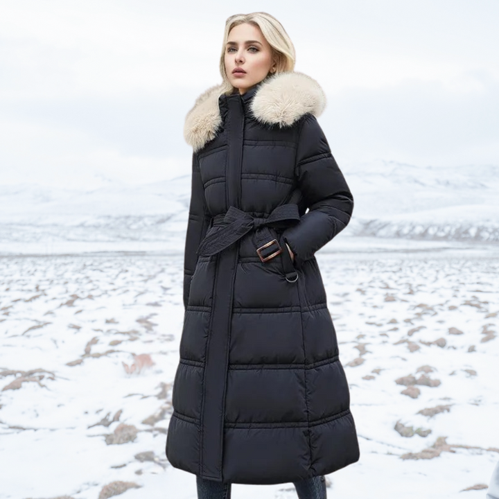 Samantha™ | Luxurious Winter Parka With Fur Hood