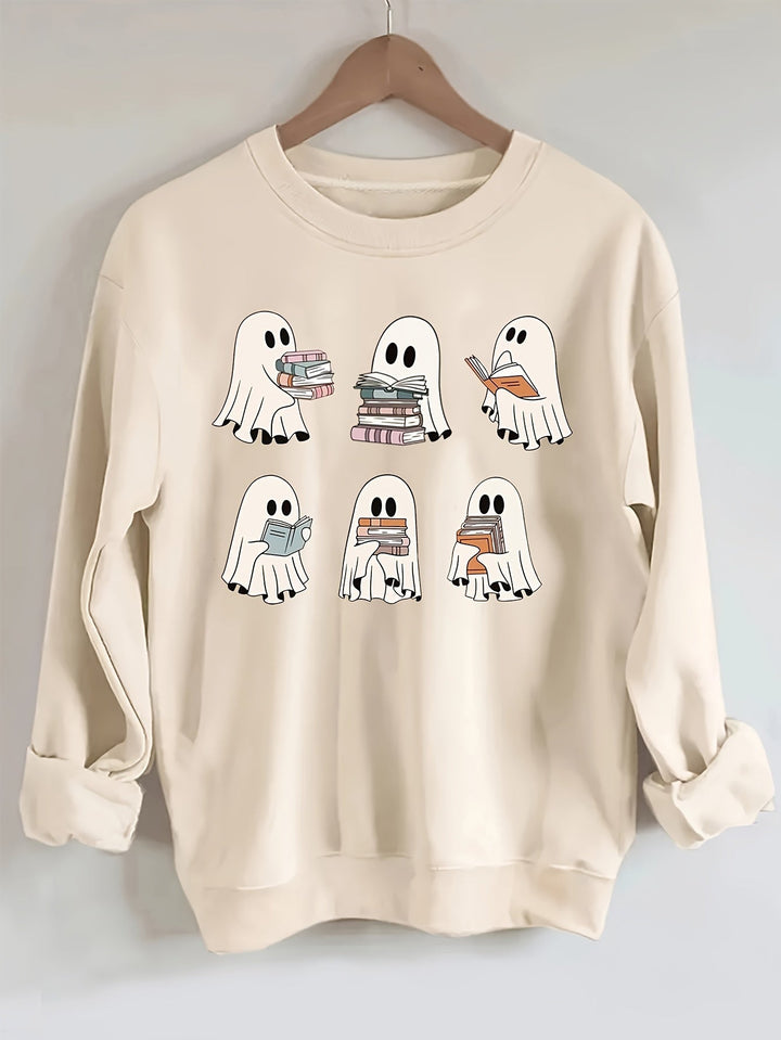 Lucille | Spooky Ghost Pullover Sweatshirt