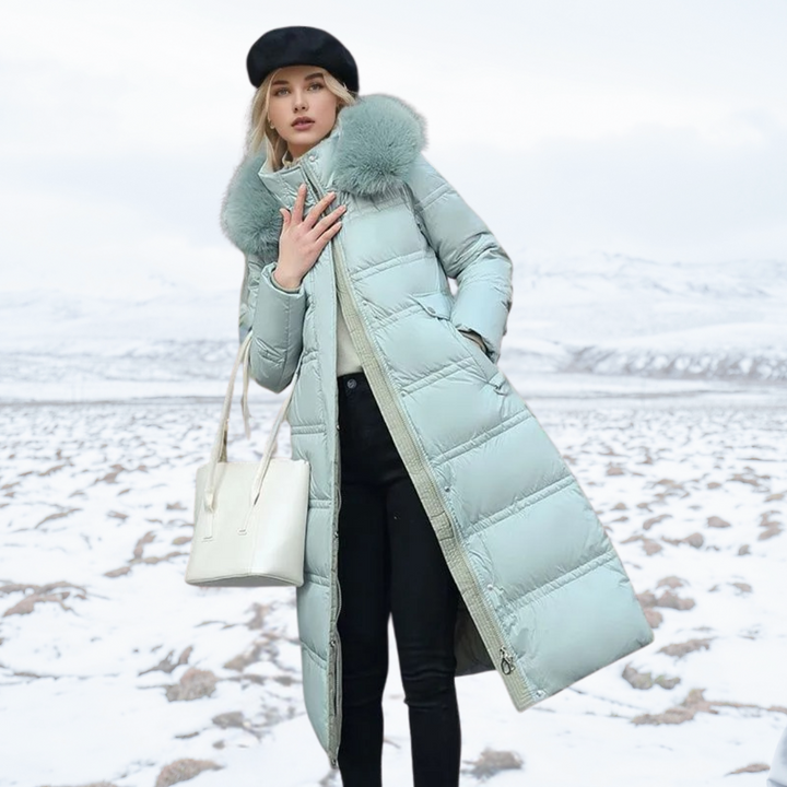 Samantha™ | Luxurious Winter Parka With Fur Hood