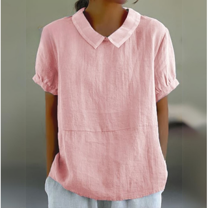 Luna | Cotton & Linen Blouse