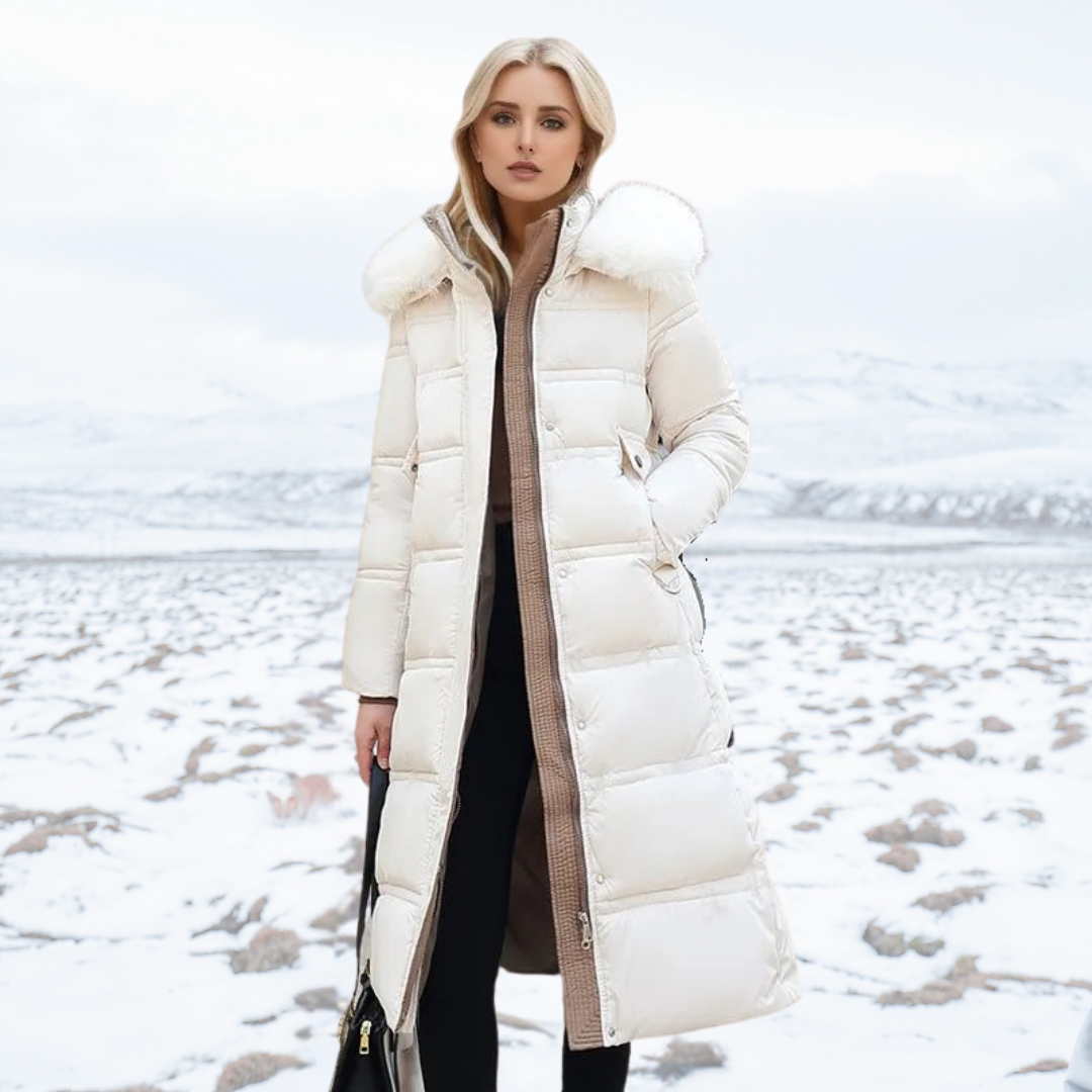 Samantha™ | Luxurious Winter Parka With Fur Hood