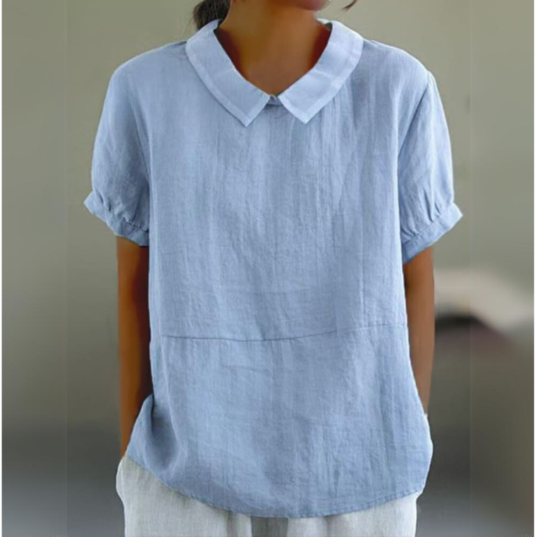 Luna | Cotton & Linen Blouse