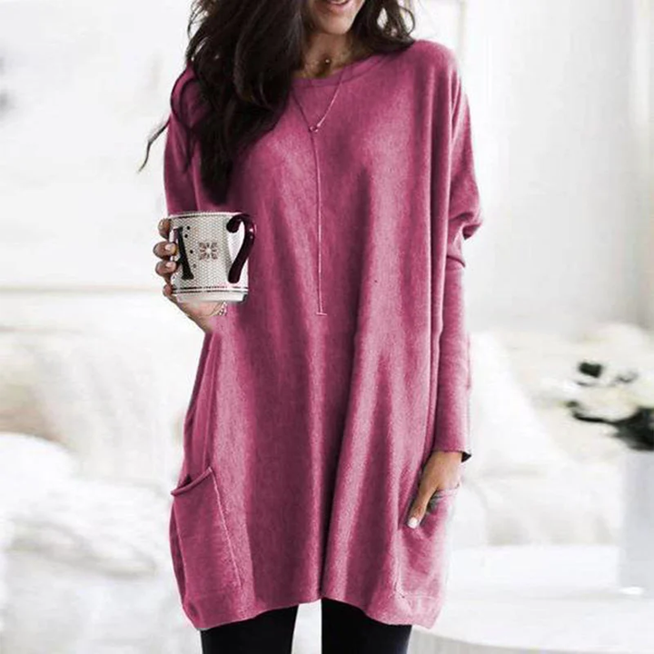 Milea | Long Sleeve Tunic with Pockets