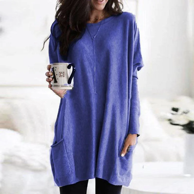 Milea | Long Sleeve Tunic with Pockets