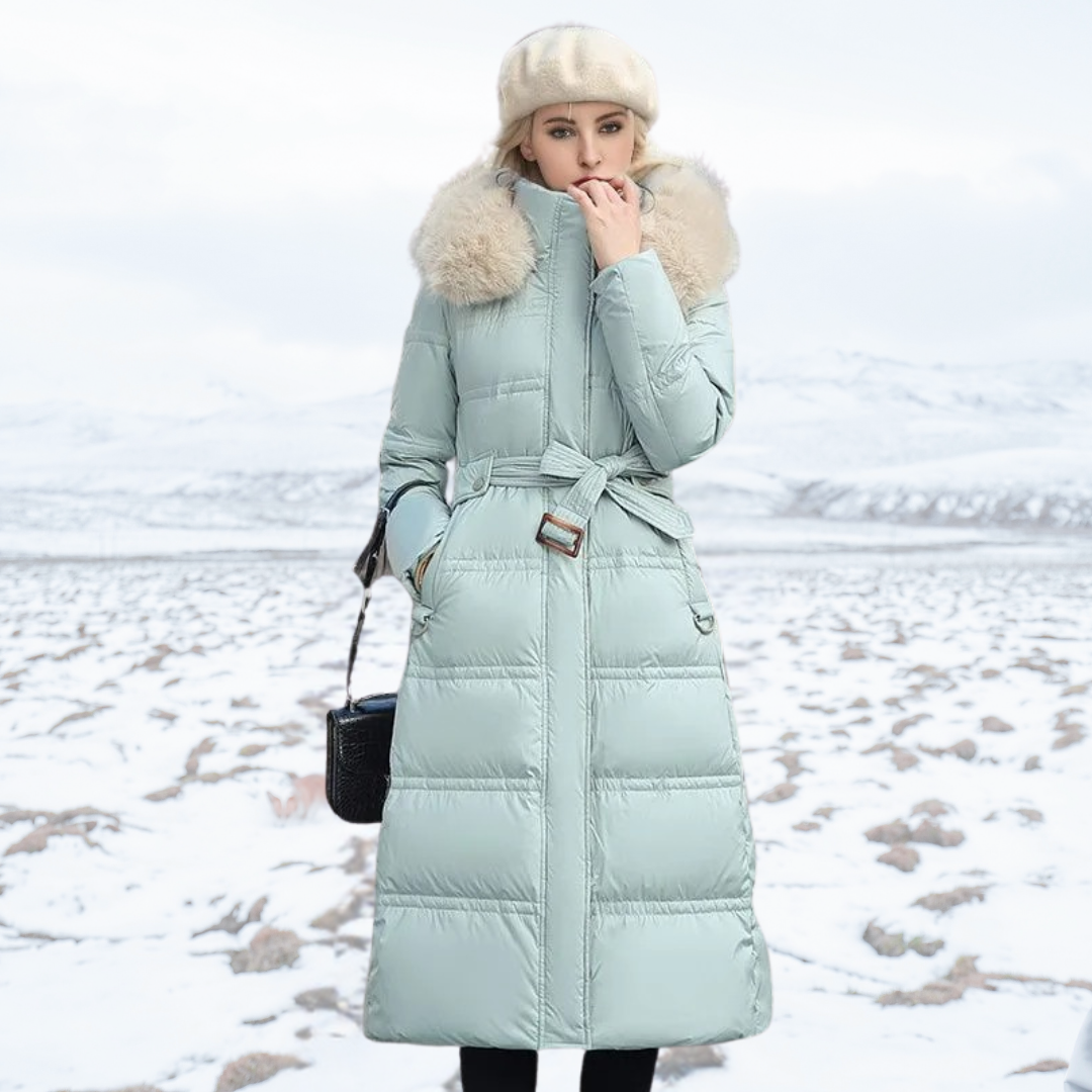 Samantha™ | Luxurious Winter Parka With Fur Hood