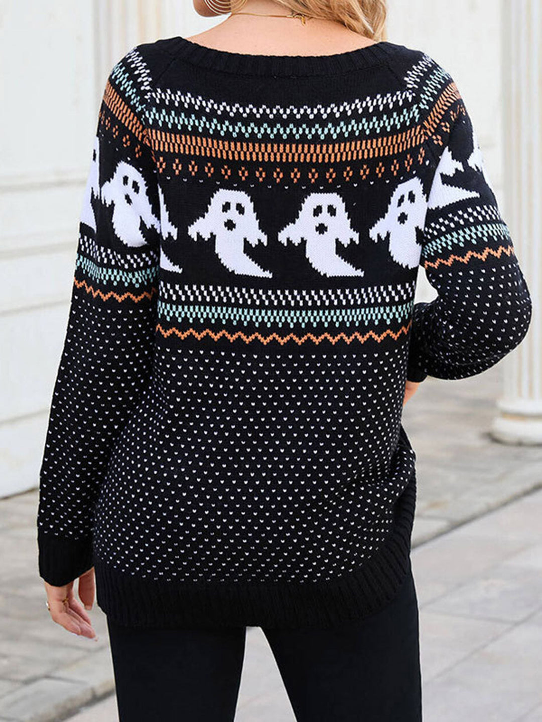 Ghostly Gwen | Round Neck Sweater