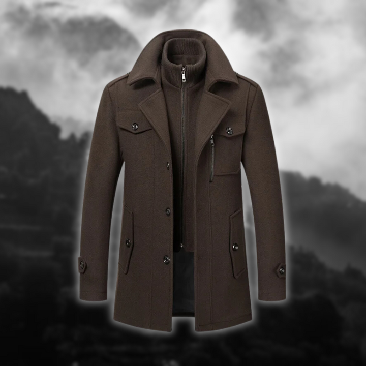 Wool coat for men