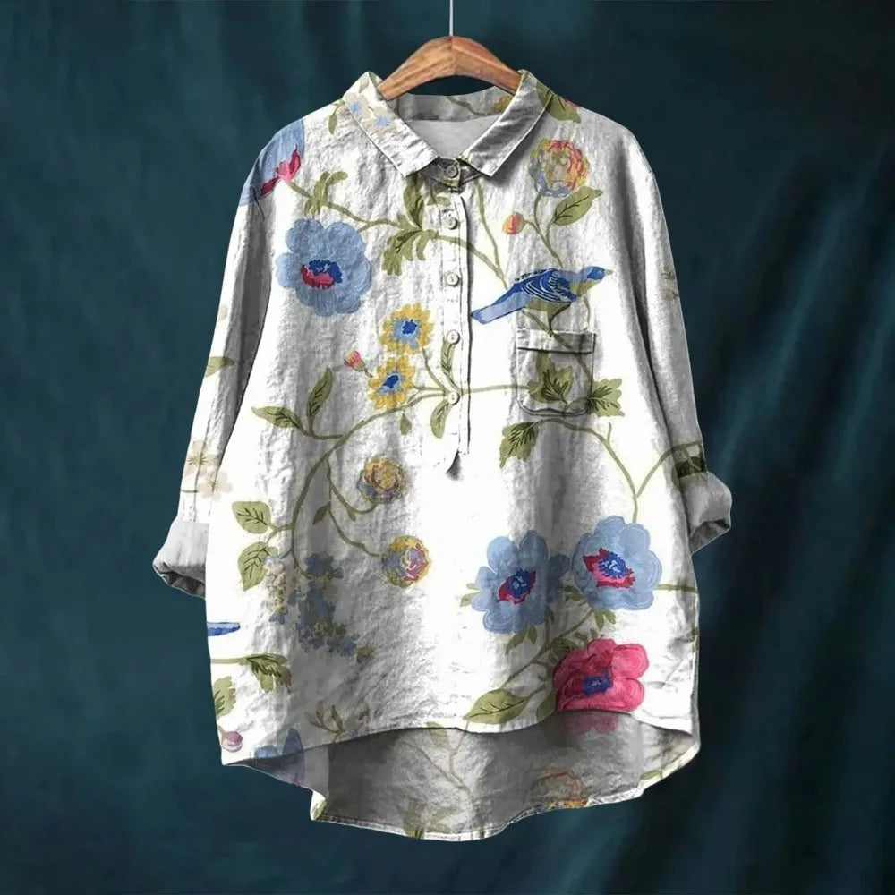 Rosa | Vintage Floral Blouse