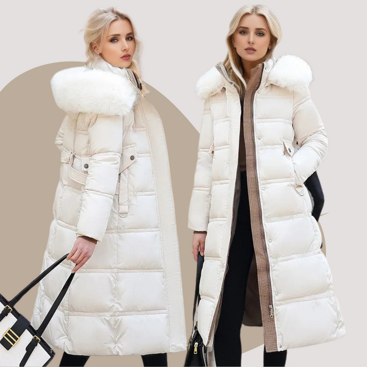 Samantha™ | Luxurious Winter Parka With Fur Hood