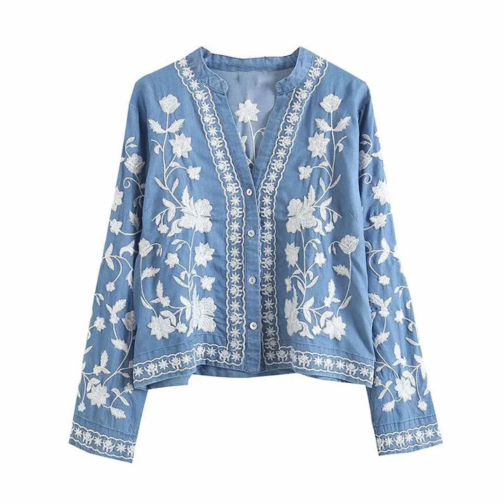 Alexa | Denim Cardigan