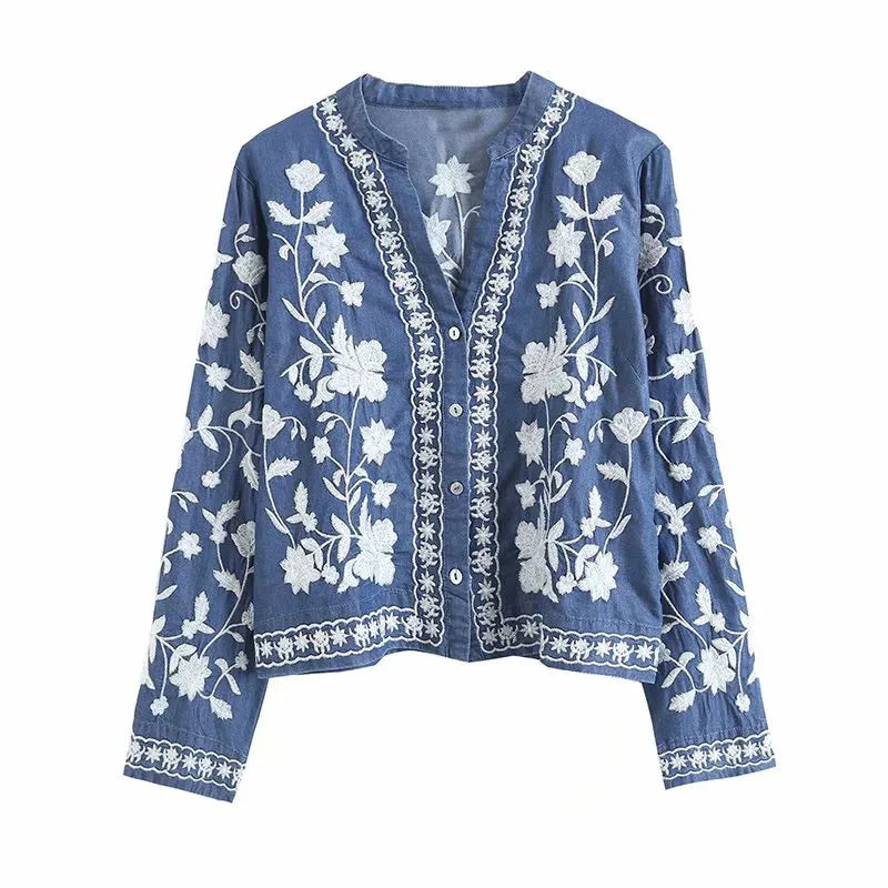 Alexa | Denim Cardigan