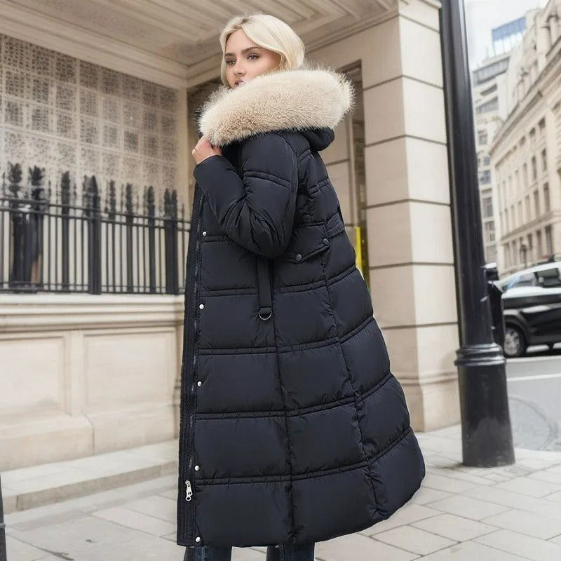 Samantha™ | Luxurious Winter Parka With Fur Hood