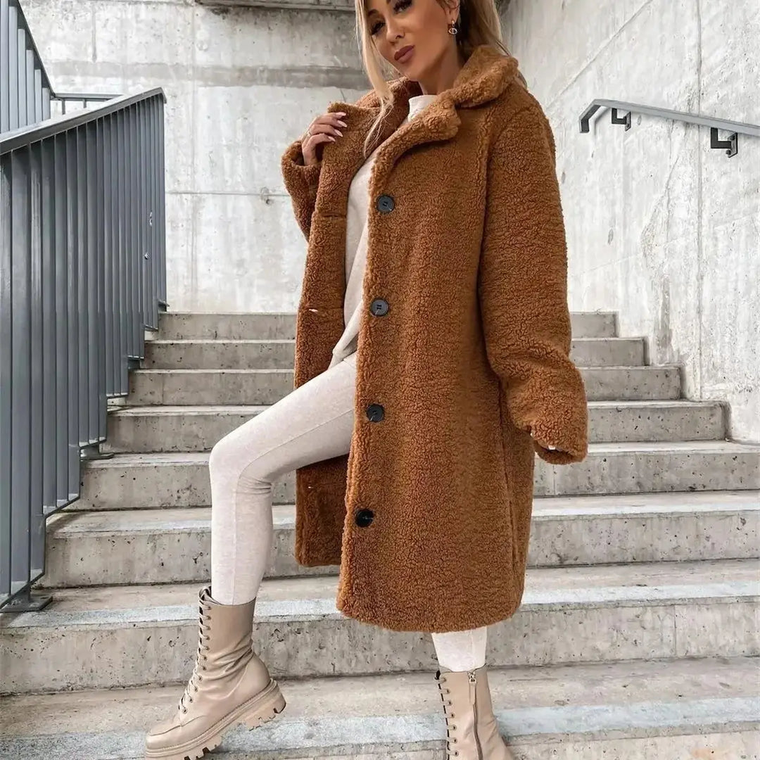 Jessica | Manteau à revers de luxe