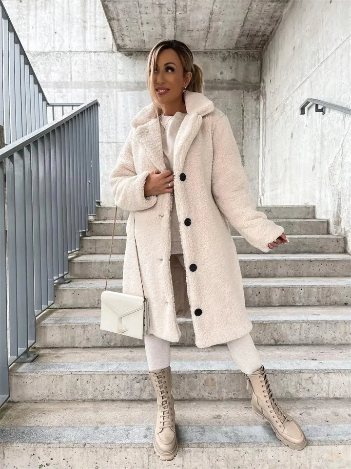 Jessica | Manteau à revers de luxe