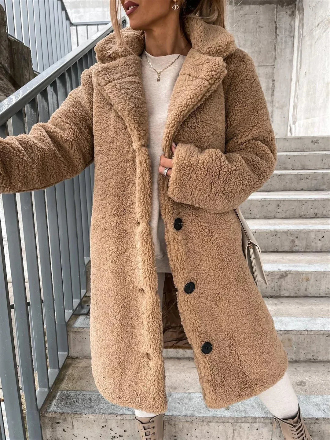 Jessica | Manteau à revers de luxe