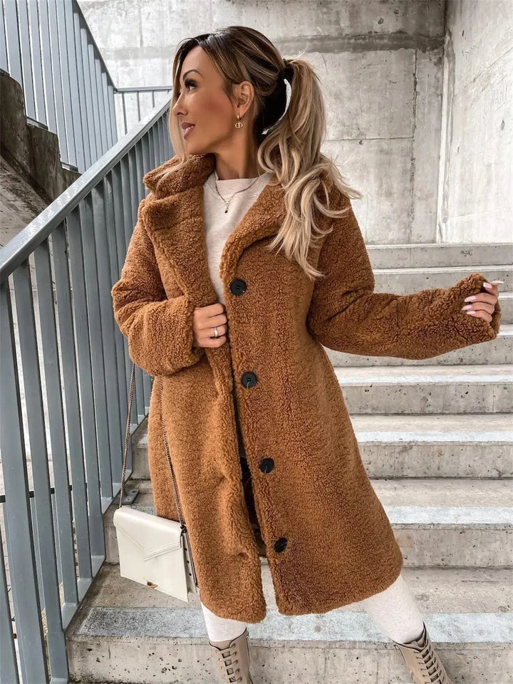 Jessica | Manteau à revers de luxe