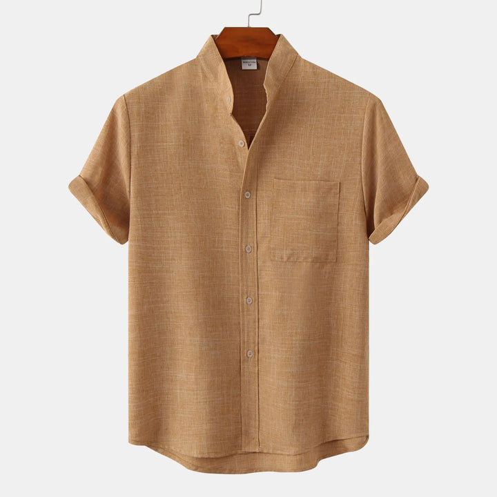 Valter | Short-Sleeved Linen Shirt