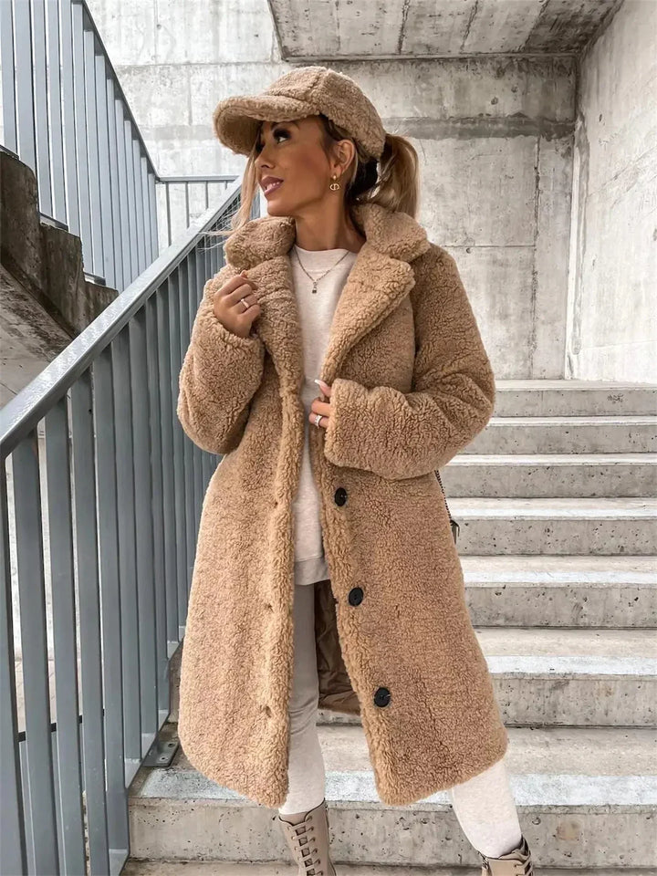 Jessica | Manteau à revers de luxe