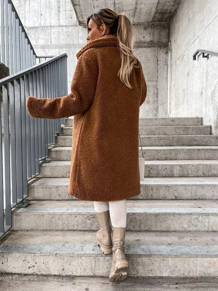 Jessica | Manteau à revers de luxe