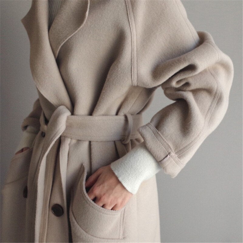 Lauria | Elegant Wool Coat