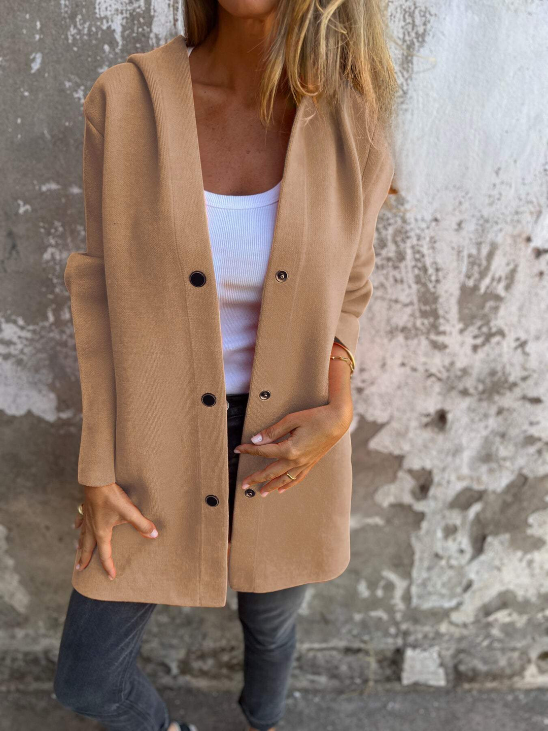 Nora | Elegant Hooded Jacket