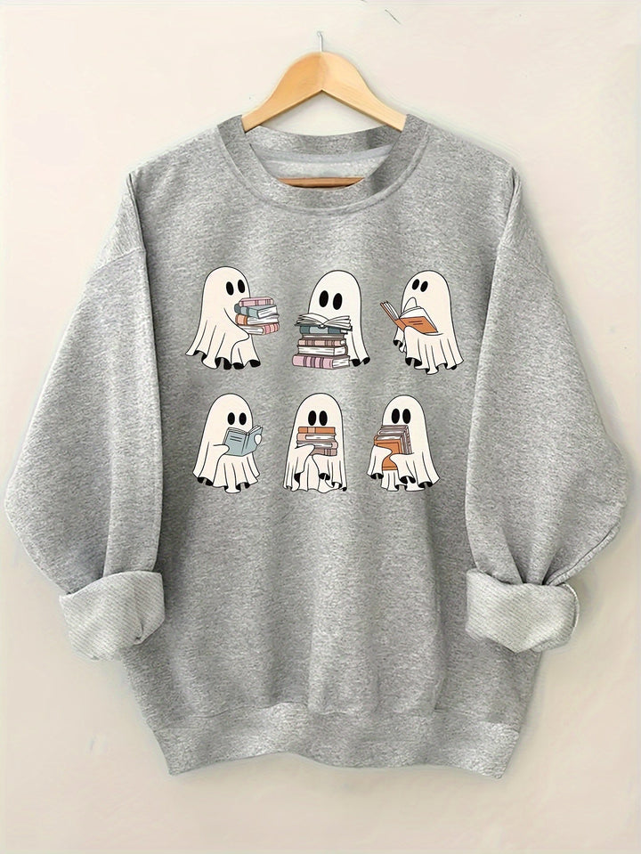 Lucille | Spooky Ghost Pullover Sweatshirt