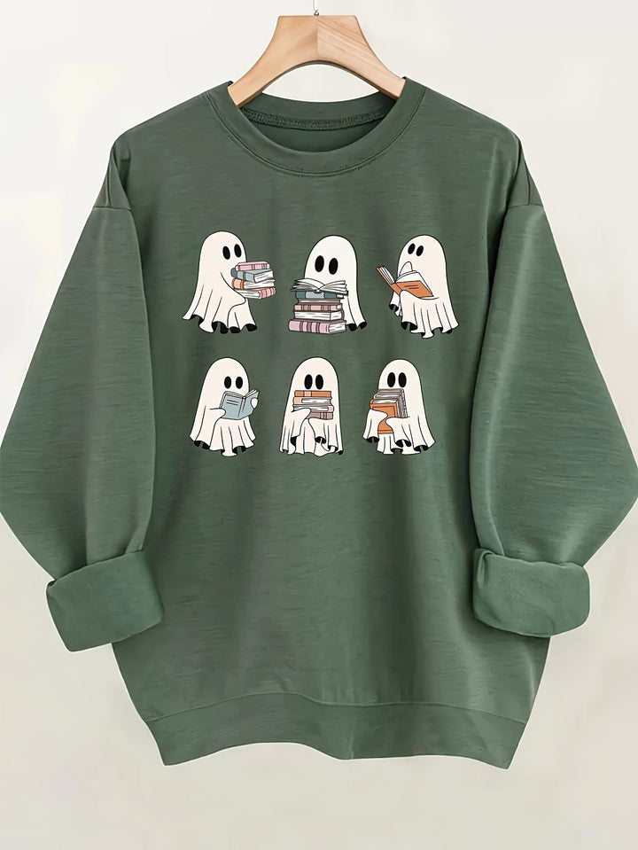 Lucille | Spooky Ghost Pullover Sweatshirt