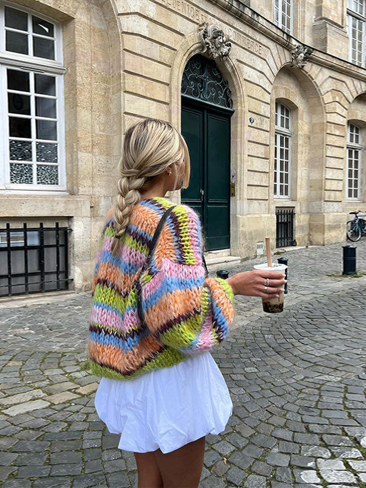 Janine | Cardigan tricoté plus chaud