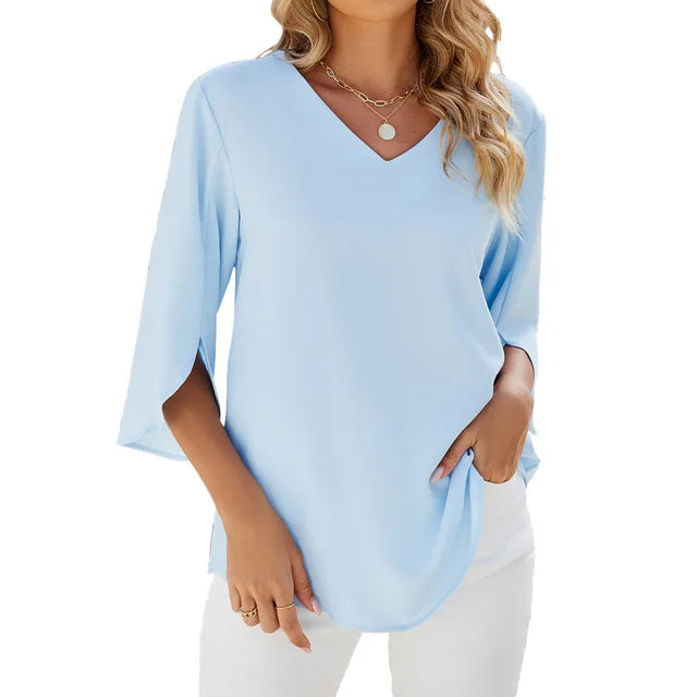 Sofia | Casual V-Neck Blouse