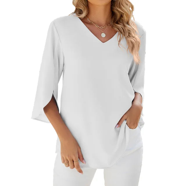 Sofia | Casual V-Neck Blouse