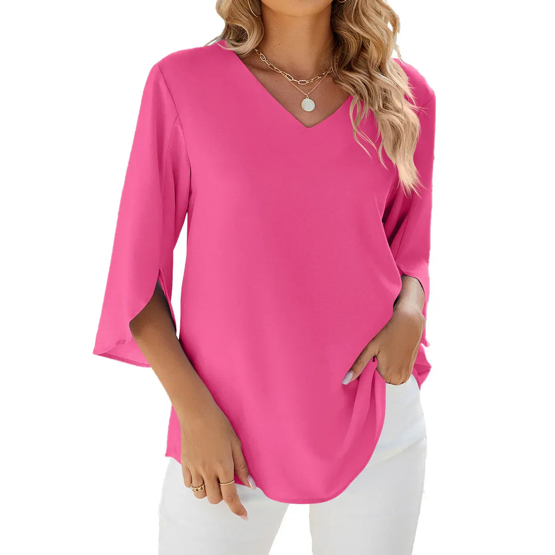 Sofia | Casual V-Neck Blouse