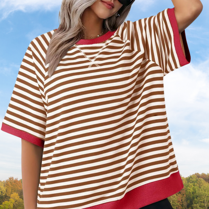 Lena | Casual Striped T-Shirt