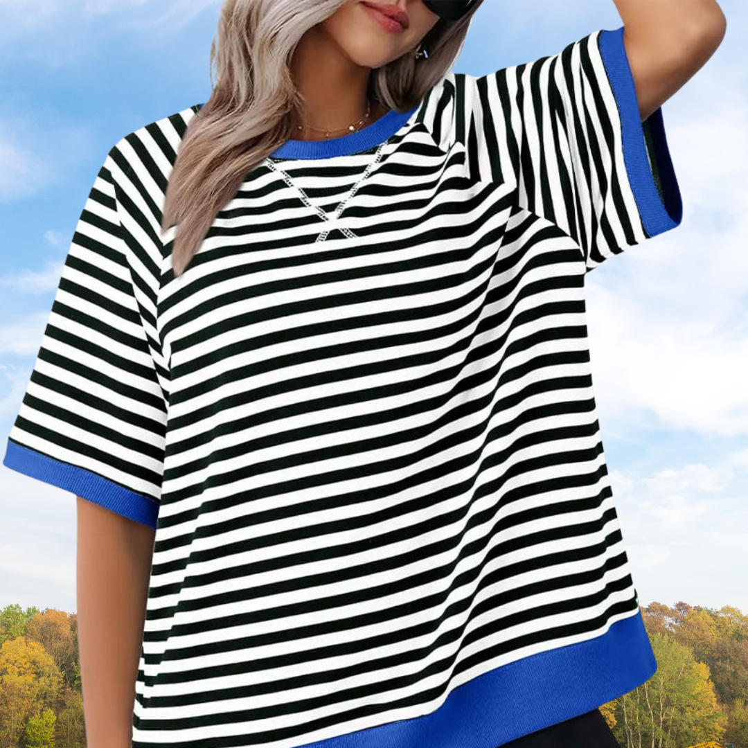 Lena | Casual Striped T-Shirt