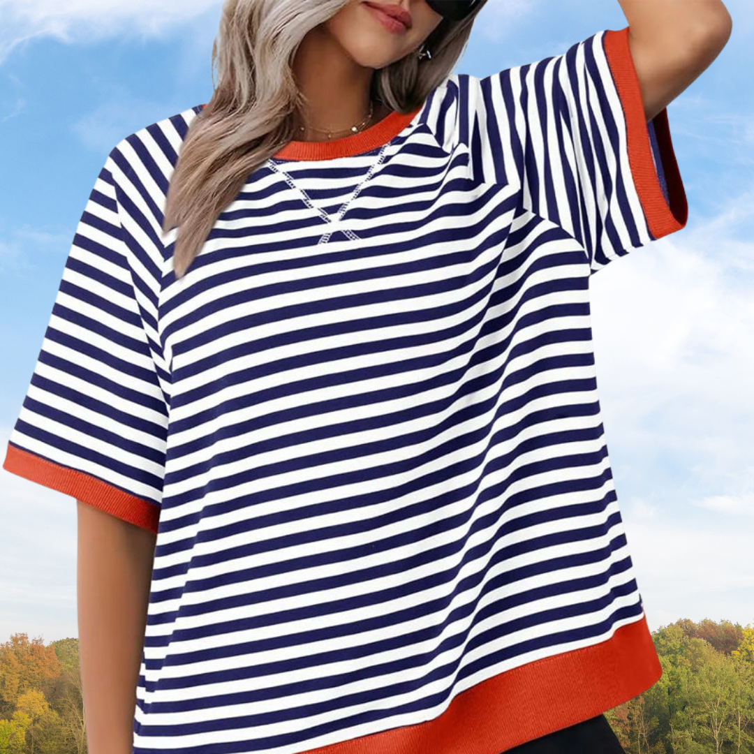 Lena | Casual Striped T-Shirt