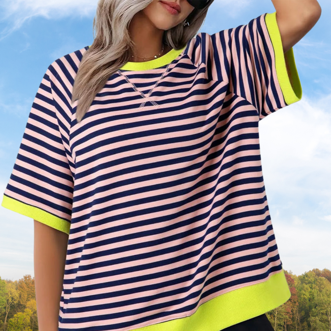 Lena | Casual Striped T-Shirt