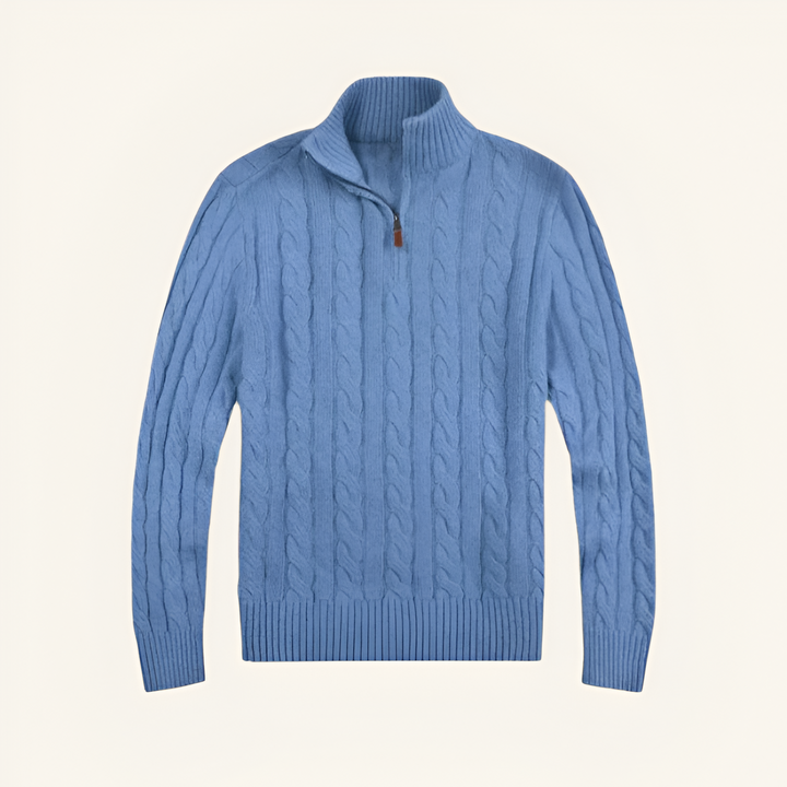 Oscar™ | High Neck Zip Sweater